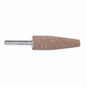 Norton® Norton® 61463624374 Mounted Point, Point Shape Code: A1, Cone Point Shape, 3/4 in Head Dia, 2-1/2 in Head Length, 1/4 in Shank Dia