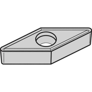 Kennametal® 5640493 Turning Insert, VBMT Insert, 9.525 mm Insert, Diamond Shape, Carbide, Manufacturer's Grade: KCM15B
