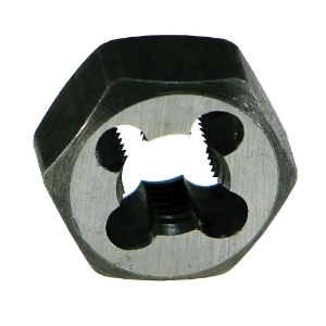 Drillco 335E132C 3350E Hex Rethreading Die, 1/2-13 UNC Thread, Carbon Steel