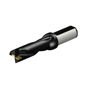 Sandvik Coromant 5765368 Indexable Insert Drill, 0.984 in Drill, 0.984 in, 0.984 in Shank Dia, 3xD Drill Depth by Dia Ratio, 6.102 in Overall Length, 2.953 in Maximum Drill Depth, Through Coolant (Yes/No): Yes