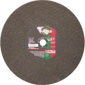 SAIT® Ductile™ 23425 Type 1 Burr Free Portable Saw Cut-Off Wheel, 12 in Dia x 1/8 in THK, 20 mm Center Hole, Aluminum Oxide/Silicon Carbide Abrasive