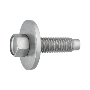Approved Vendor 15780 Hex Head Cap Screw (Bolt), M8 x 1.25, 33 mm Length Under Head, Class 9.8 Grade, Zinc Plated, Metric