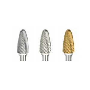 Alfa USA® B71354D Carbide Burr, Tree - Radius End, SF4, 7/16 in Head Dia, 1 in Length of Cut, Double Cut Cut Type