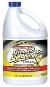 Lightning Cleaner/Degreaser, Greased, 1 gal Container, Bottle Container